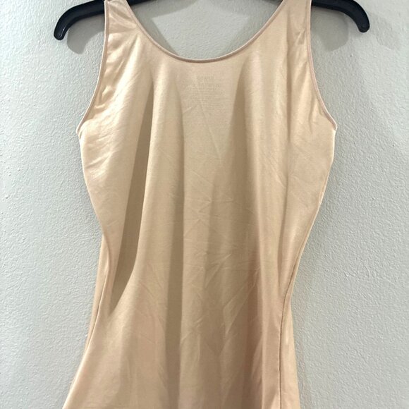 SPANX Womens Everyday Seamless Shaping open bust Tank Top nude color size XL - Picture 2 of 7